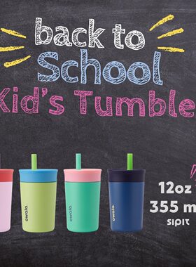 Owala Kids Tumbler 12OZ 304 Stainless Steel Mug Sports Mug