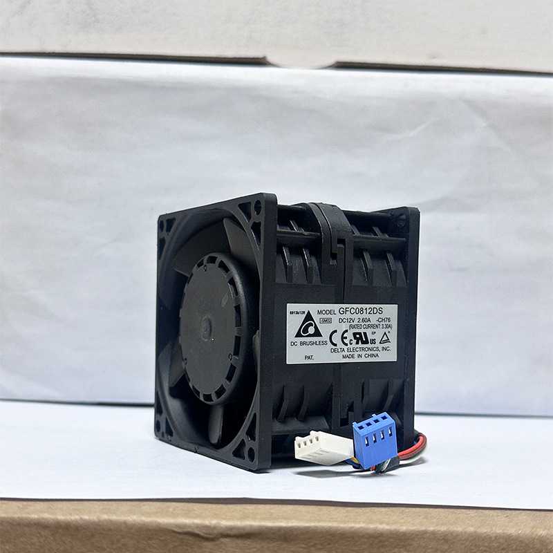 台达8055 8CM/厘米 12V 2.60A GFC0812DS服务器双电机散热风扇