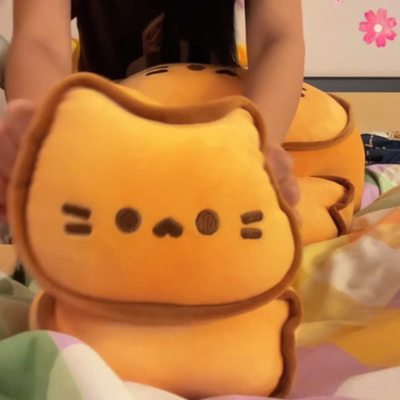 黄油饼干猫咪玩偶娃娃毛绒玩具可爱猫猫公仔抱枕送女生日礼物闺蜜