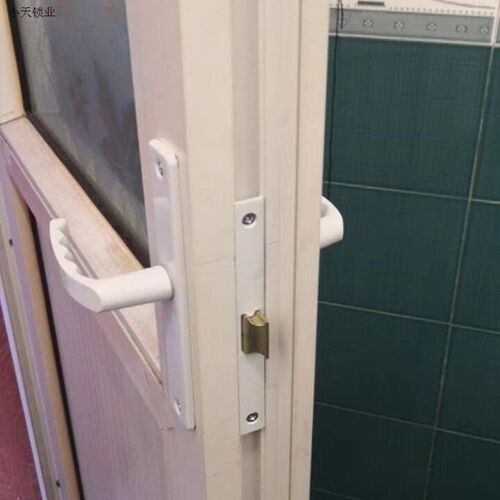 塑钢内门锁6325厕所厨房平开门把手锁阳台保险锁执手锁单舌锁配.