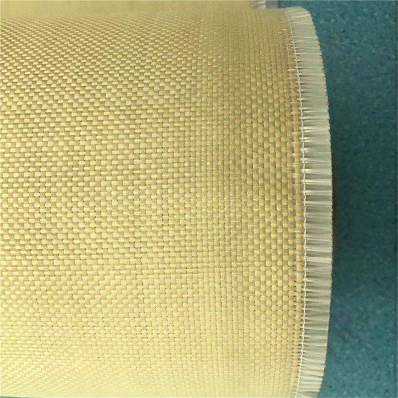 黄色芳纶混编白色玻纤布  芳玻混编布 耐高温高强度帐篷布