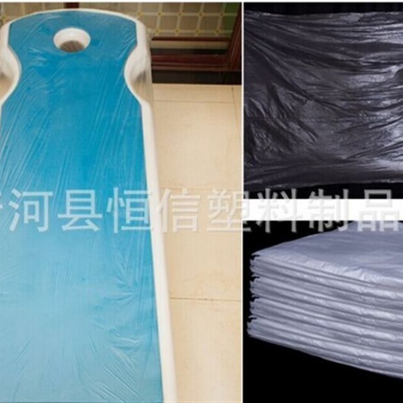 薄膜台布洗浴一次性搓背塑料床单加厚单片大号床膜洗浴膜浴布