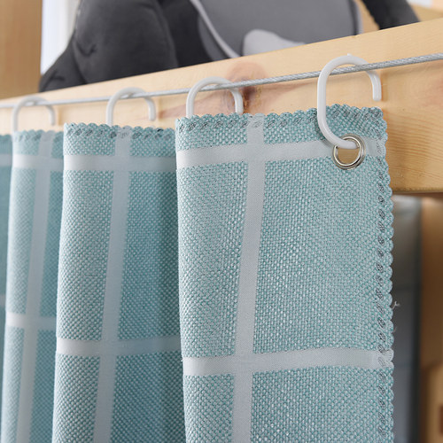 学生宿舍遮光床帘大学寝室上铺男下铺女物理加厚帘子公主简约床幔