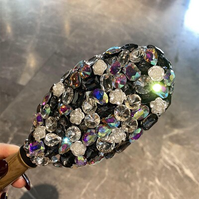 家用蓬松头发气囊梳按摩疏通头部经络高级感镶钻梳子顺发美发便携