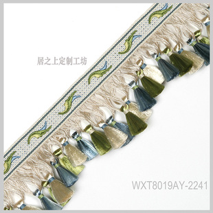 幅宽85mm 风格 穗花边纯手工编织欧式 美式