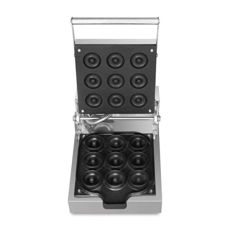 商用九孔甜甜圈机迷你甜甜酥机甜麦圈下午茶小吃设备