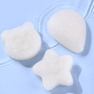 婴儿洗澡海绵魔芋扑扑棉家用新生儿洗脸扑儿童搓澡神器宝宝沐浴棉