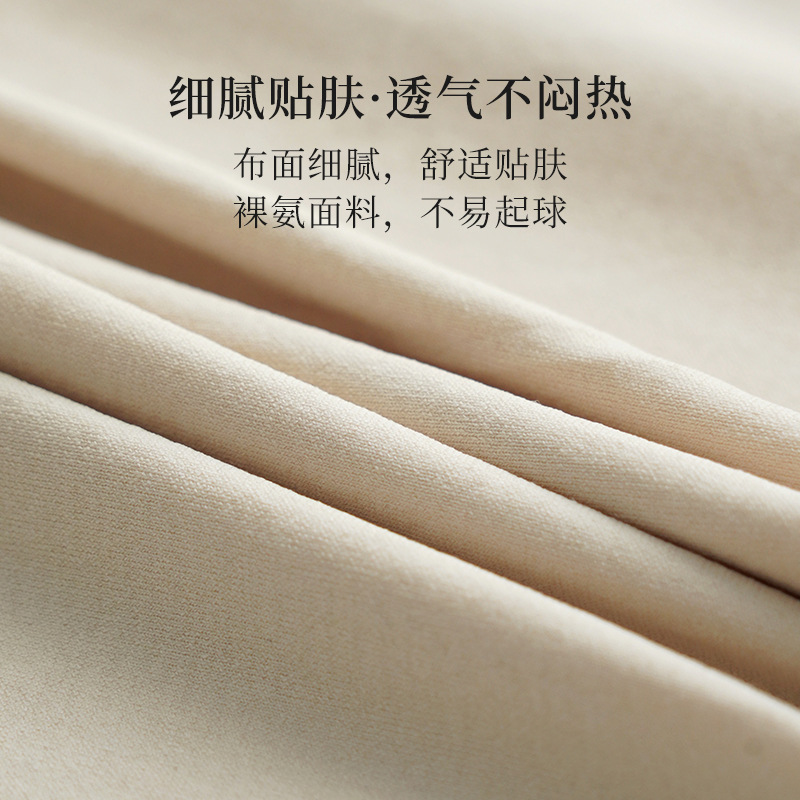 新款粉底液安全裤防走光不卷边打底裤三合一纯棉裆女士无痕平角裤