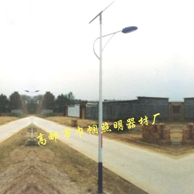 供货商30 40 50 瓦农村小路灯6米庭院led30W12V太阳能路灯