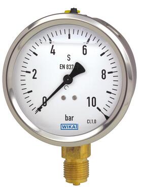 威卡WIKA抗震压力表80239011124/232.30NS63+990.36 0-16BAR,g1b