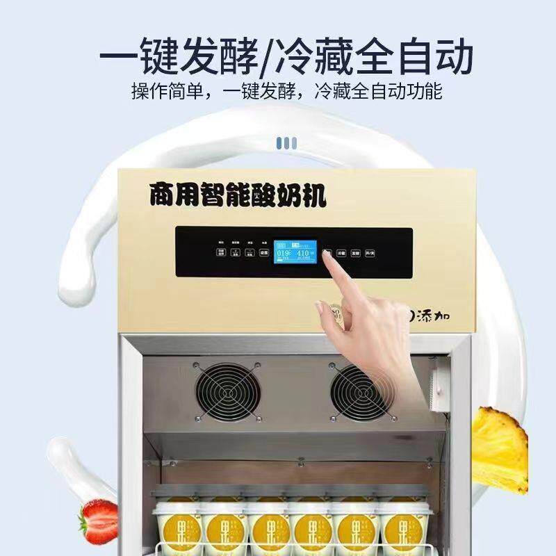 单门双门商用酸奶机水果捞奶吧设备大容量发酵箱全自动恒温发酵