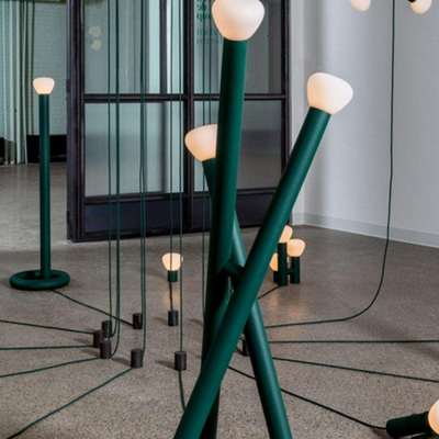 北欧Lambert Fils现代简约创意设计师层卧室客厅沙发边三叉落地灯