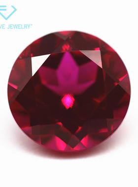 圆形培育红宝石 实验室模拟天然环境培植再生长Ruby鸽血红宝石