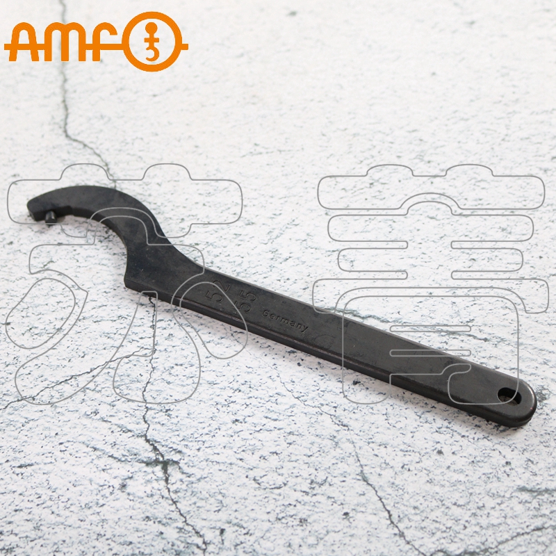 德国原装进口AMF 钩形扳手 带圆形销