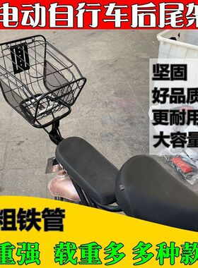 德国进口简易款电动车后备箱支架电动车尾架通用后尾箱铁架靠背改