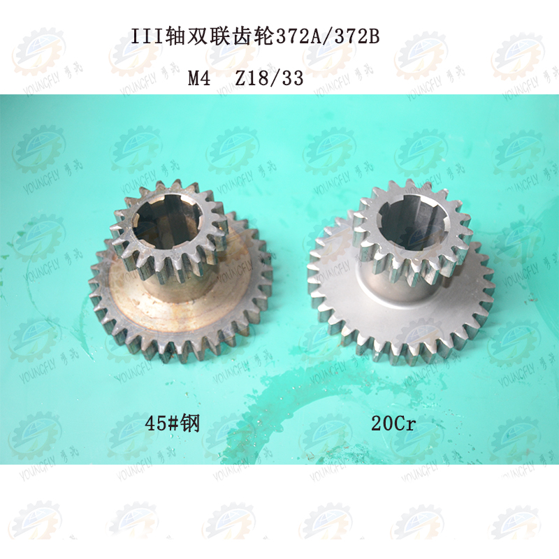 北京X52K X5032 X53K B1-400K双联齿轮372AB Z18/33齿