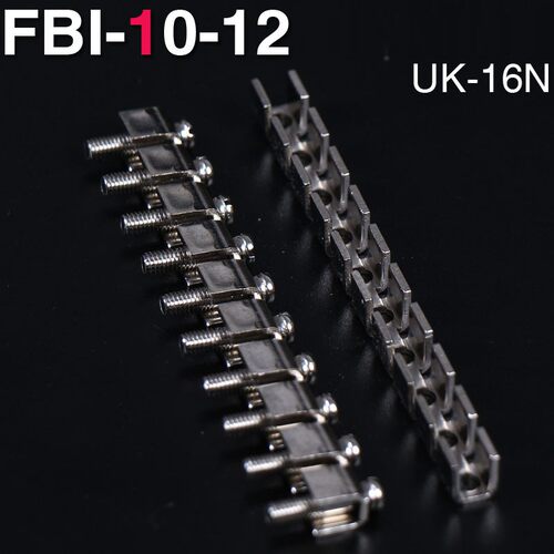 FBI10-12UK16N纯铜短接件接线端子中心连接条连接片短接件短接条