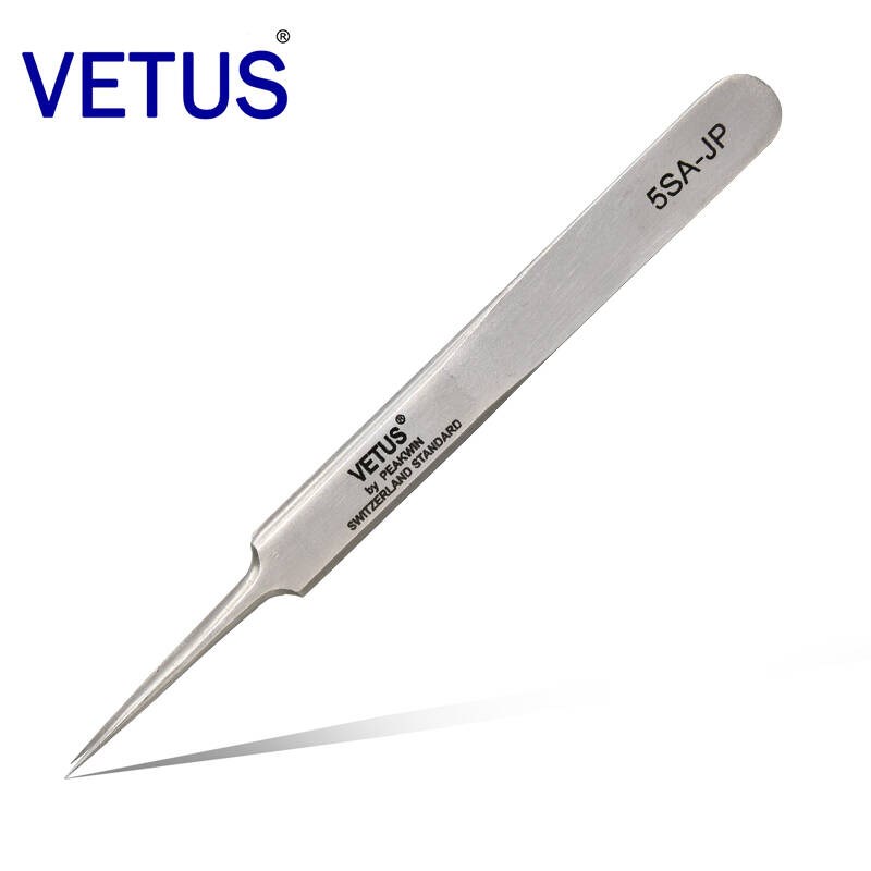 VETUS JP系列高端5SA-JP精品镊子特种不锈钢防磁防酸钟表手机维修