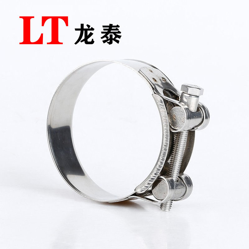 强力喉箍304不锈钢欧式加厚管夹水管卡扣管箍固定圆管抱箍管卡子