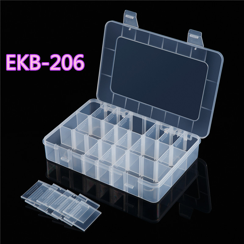 元件盒 24格元件盒 塑料工具箱 螺丝盒配件盒 百年好盒 EKB-206