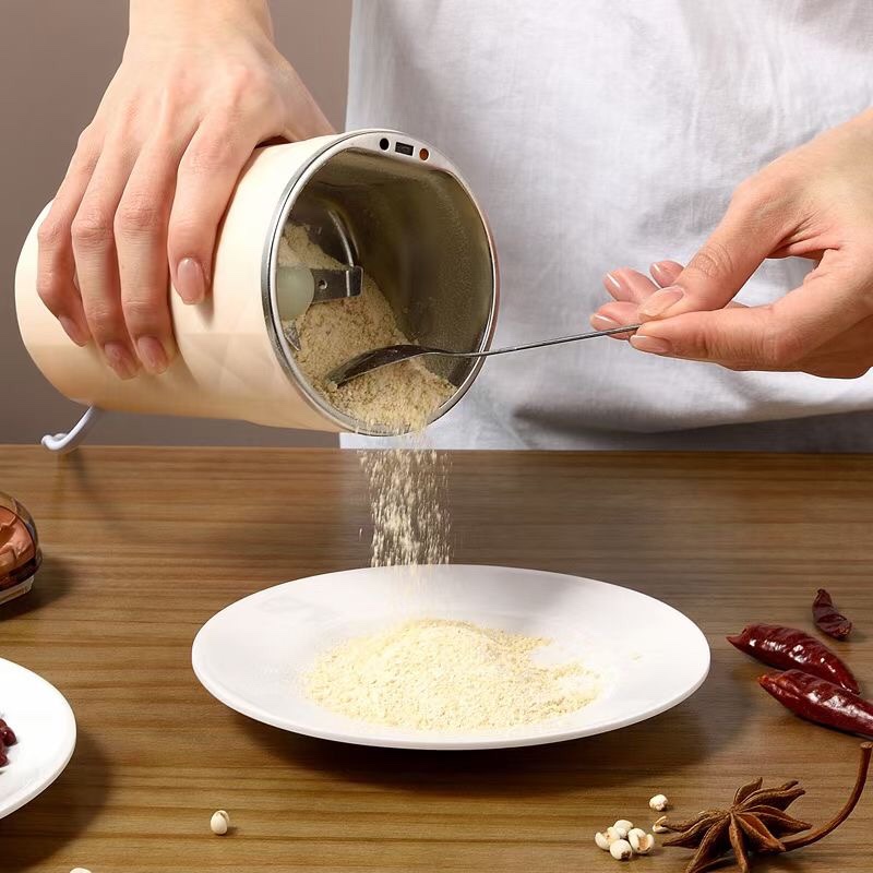 迷你磨粉机家用超细小型打粉机研磨E器电动破碎机五谷中药粉碎机