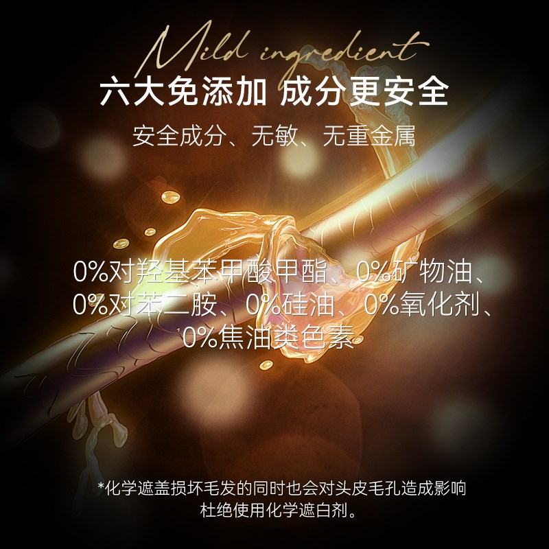 梦莉悦美发棒临时遮盖白发短效补色即洗L即掉物理遮盖健康便捷