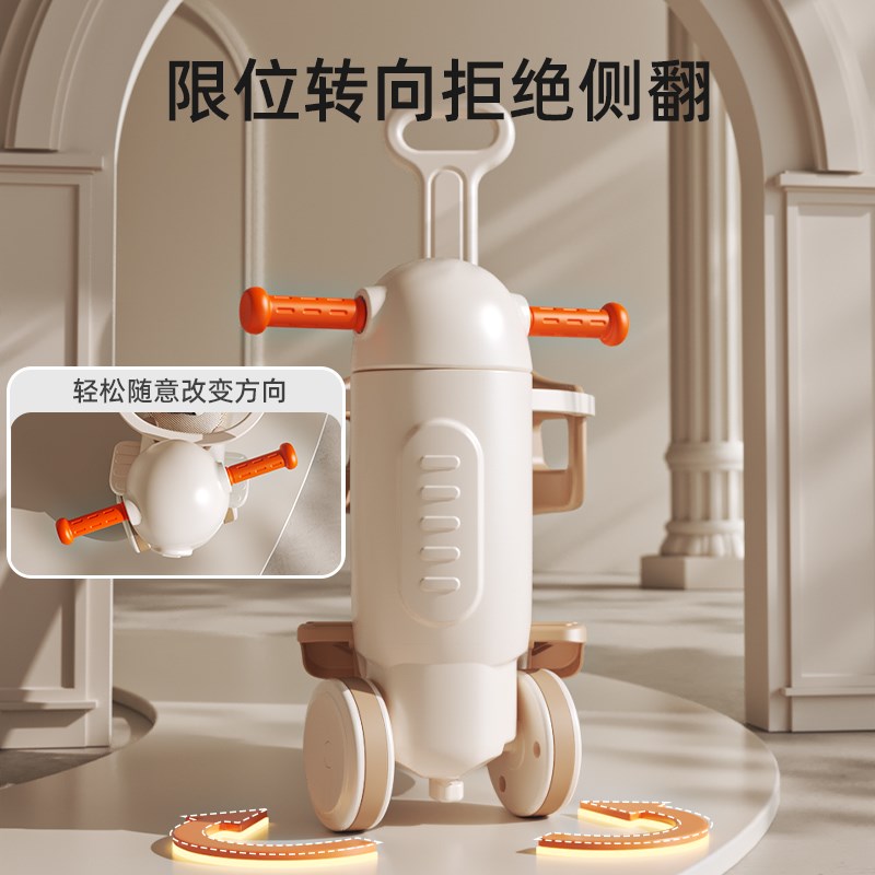 儿童蹦床摇摇马溜溜车q木马蹦蹦车二合一宝宝周岁礼物玩具安全防