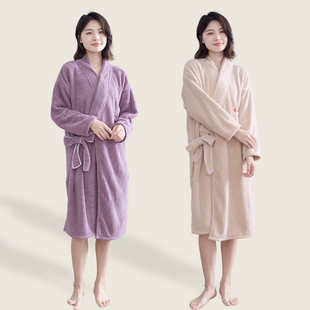 浴巾女家用比纯棉全棉吸水浴裙大人浴衣游泳洗澡可穿裹巾成人浴袍