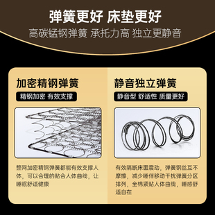 席梦思弹簧床垫软垫家用椰棕1.5m乳胶酒店经济V型租房定制厚款