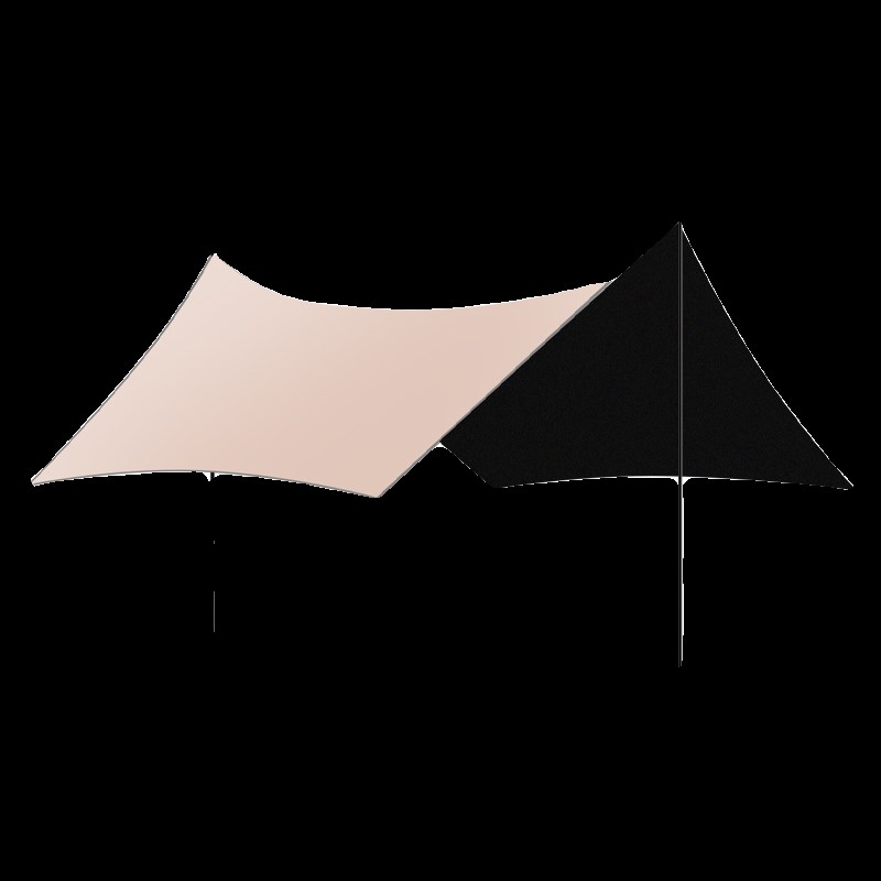 黑胶天幕帐篷户外露营野餐装备野外防晒H防雨凉棚牛津布野营遮阳