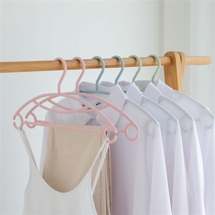 防滑塑料家用衣服架宿舍撑子y晾晒衣挂学生晒衣架婴儿收纳神器