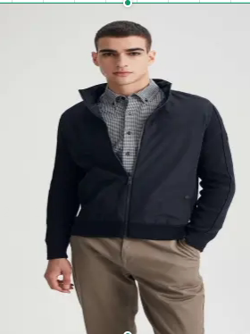 NDK 休闲舒适修身开襟毛衣-213SO13124NV