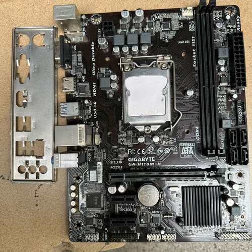 {议价}技嘉GA-H110M-H主板 DDR4接口 支持1151针C{可维修}