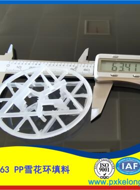 科隆喜讯：公司技术部研发新模具DN63mm雪花环填料 PP脱硫塔花环