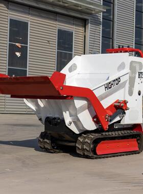 源头工厂小型液压翻斗车 出口德国农场履带运输车Tipper truck