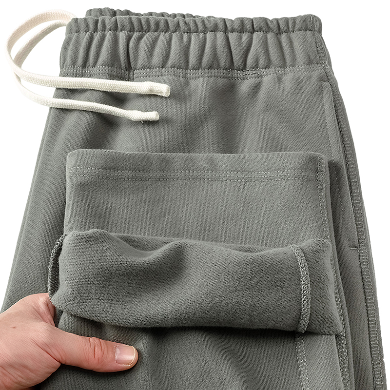 环保一体绒480G重磅休闲裤