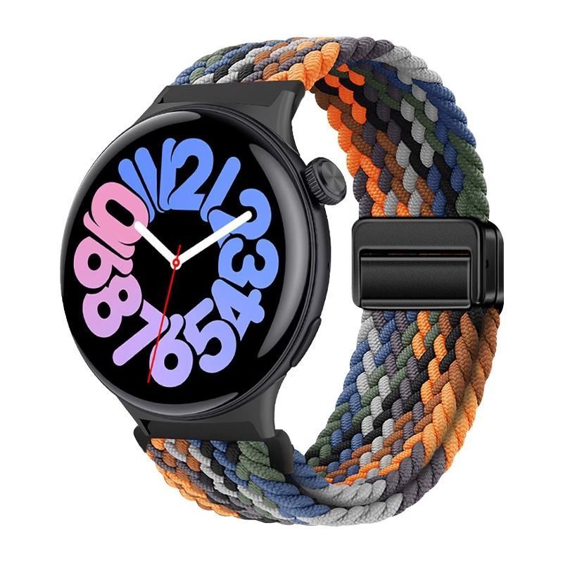 适用新款vivoWatch5手表带watch3编织回环磁吸腕带精钢替换带男女图片