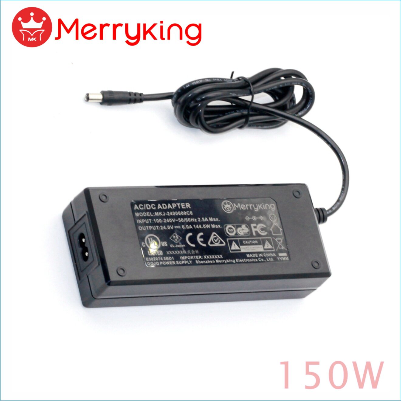 AC/DC户外应急CCC认证24V6.35A电源3CBSCB认证150W适配器