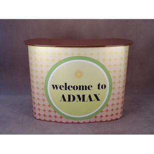 超市铝合金促销台定制促销台展示架促销桌简易广告招生展台