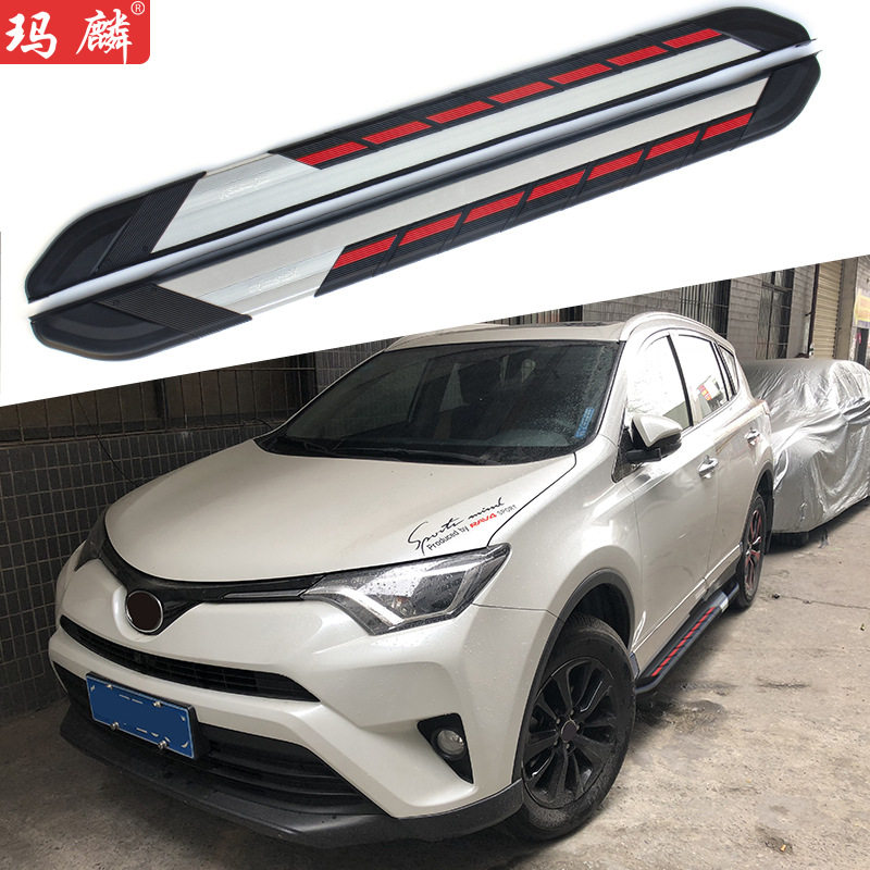 工厂直销适用于丰田RAV4改装侧踏板2014-19款原厂荣放两侧脚踏板