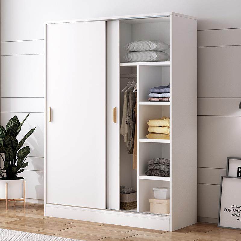 室女衣柜结实简易现代出租房拉门简约女孩推拉推拉门小型耐用组装,电子/电工,接线端子,淘宝优惠券,粉丝福利购,淘宝优惠卷