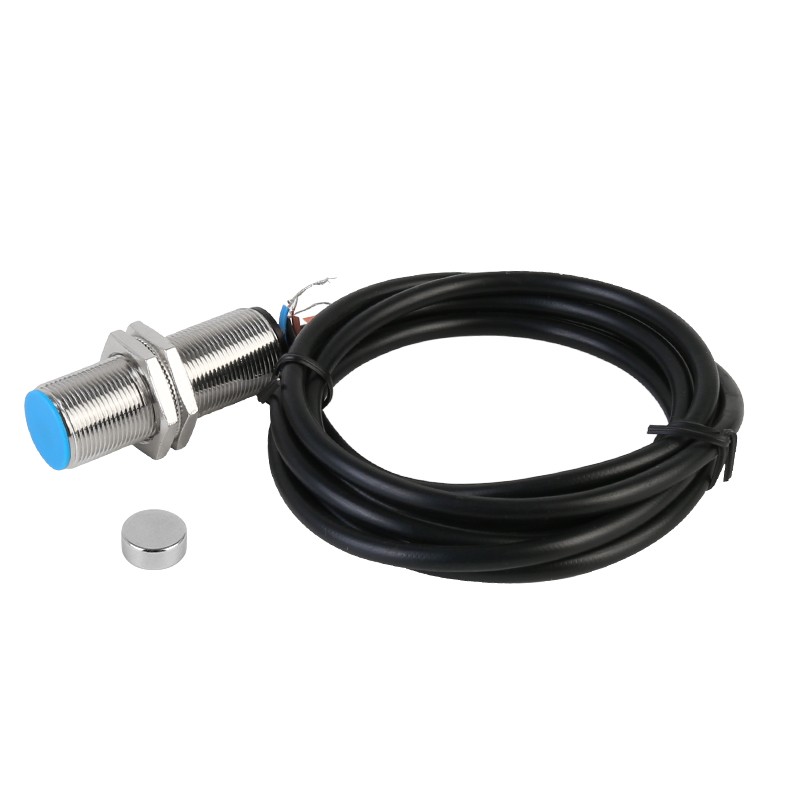 霍尔传感器磁性感应开关磁铁接近开关传感器NJK-5002C三线 送磁铁