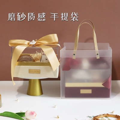 伴手礼盒子亚克力透明高级感伴娘伴郎大容量生日礼物包装盒空盒