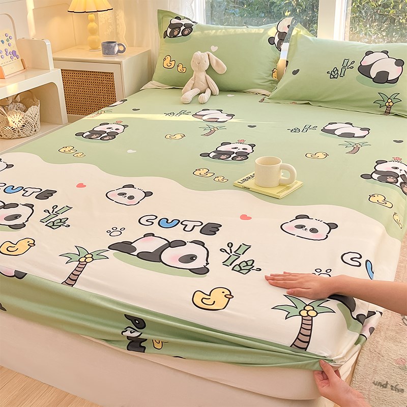 床笠单件全棉床罩儿童男女孩床垫套保护罩床单人宿舍2024新款