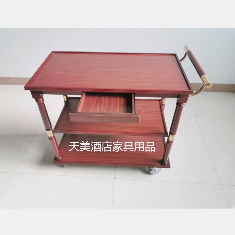 酒店餐厅堂做烤鸭车酒水车传菜车送餐车服务车手推车蛋糕车茶水车