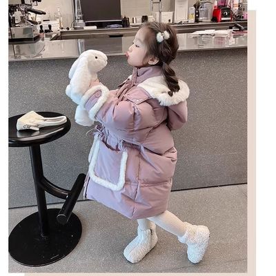 女童棉服冬装2025新款洋