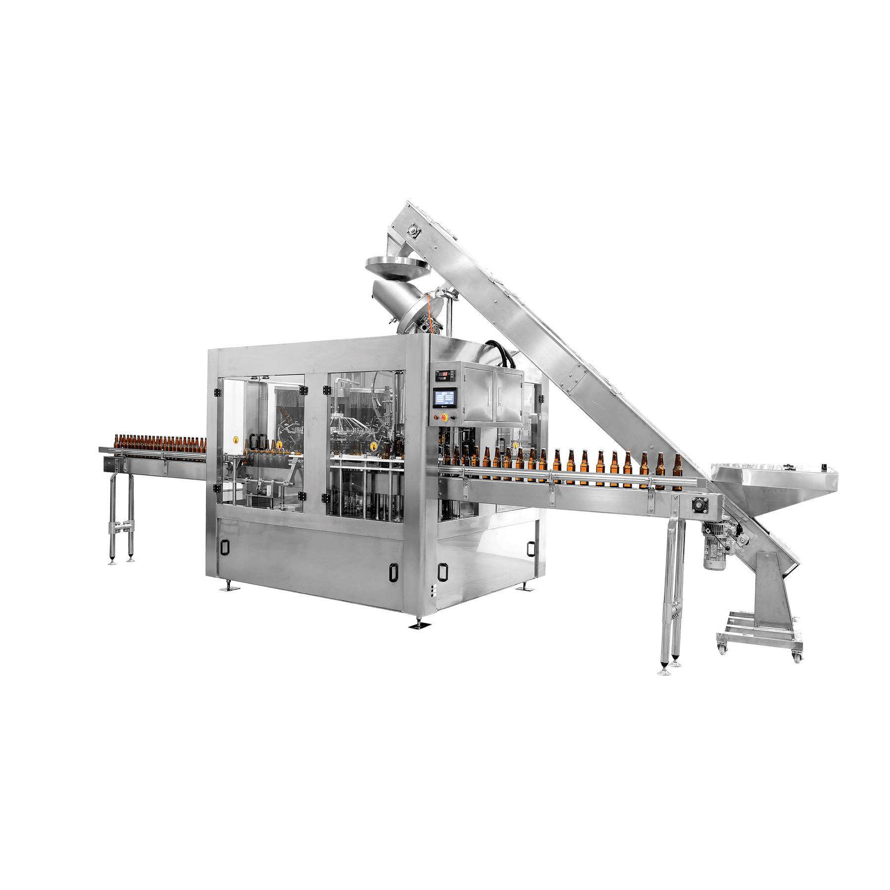 啤酒生产线厂家 供应三合一玻璃瓶含气饮料啤酒在灌装机,办公设备/耗材/相关服务,灌装机,淘宝优惠券,粉丝福利购,淘宝优惠卷