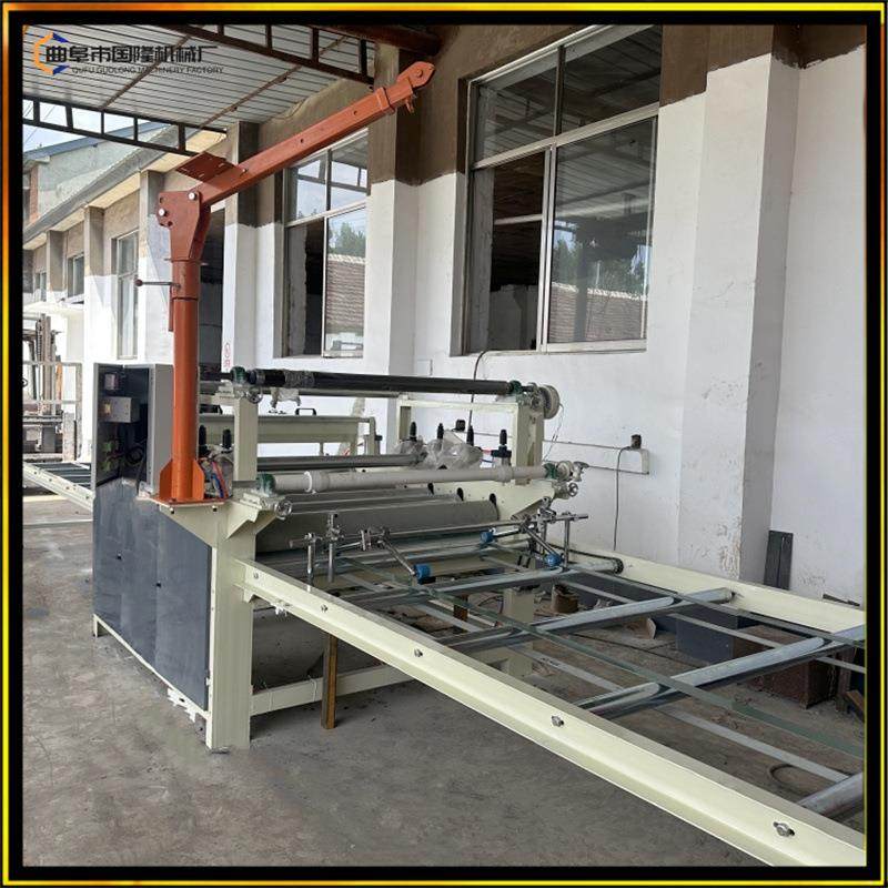 国隆 气涨轴固定PVC上料OSB板多层生态板贴面机 三聚氰胺板覆膜,五金/工具,机床,淘宝优惠券,粉丝福利购,淘宝优惠卷