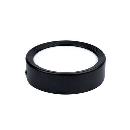 黑色超薄led明装筒灯免开孔天花灯5W7W9W12W18W店铺吸顶10 15公分