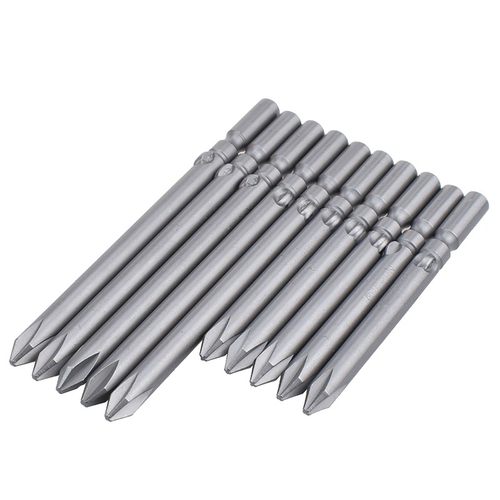 尼高6厘电批头十字S2合金材质802电批咀电动螺丝刀头起子磁60L80L